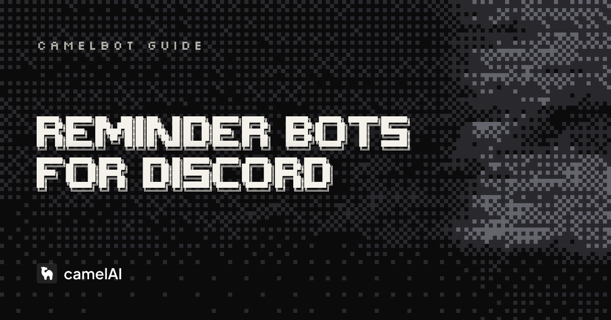 How to Make a Discord Reminder Bot with List and Cancel