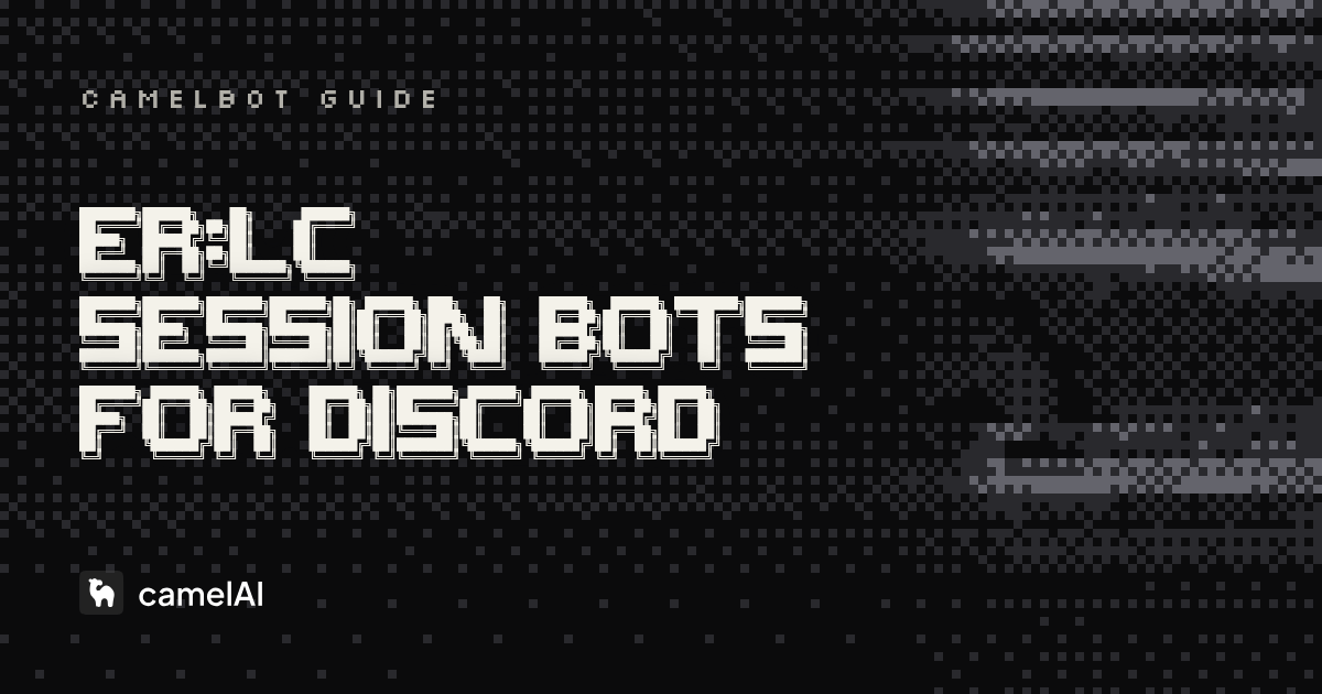 How to Make an ER:LC Discord Bot for SSU Votes and Sessions