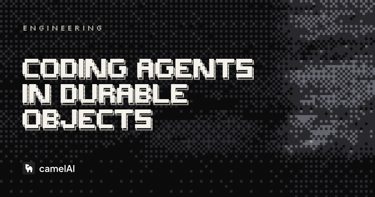 Our coding agent runs in a Cloudflare Durable Object, not a VM