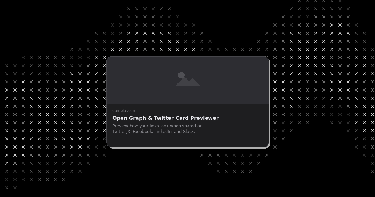 Open Graph & Twitter Card Previewer